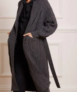 Needle & Thread Holding LTD Womenswear Twisted Cable Maxi Cardigan