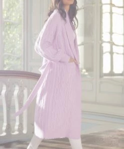 Needle & Thread Holding LTD Twisted Cable Maxi Cardigan