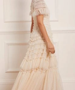 Needle & Thread Holding LTD Valentine Ruffle Gown