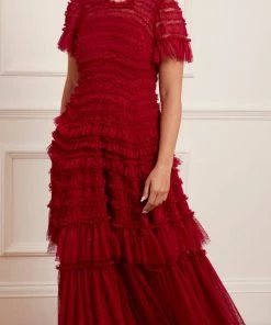 Needle & Thread Holding LTD Valentine Ruffle Gown Womenswear