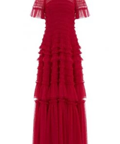 Needle & Thread Holding LTD Valentine Ruffle Gown Womenswear