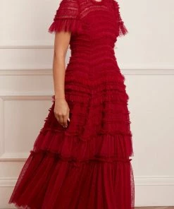 Needle & Thread Holding LTD Valentine Ruffle Gown Womenswear