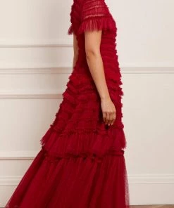 Needle & Thread Holding LTD Valentine Ruffle Gown Womenswear