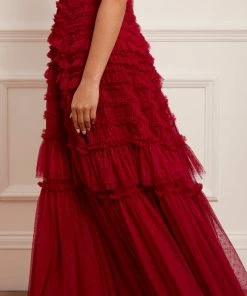 Needle & Thread Holding LTD Valentine Ruffle Gown Womenswear