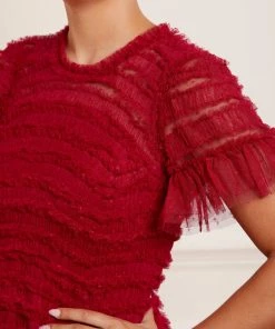 Needle & Thread Holding LTD Valentine Ruffle Gown Womenswear