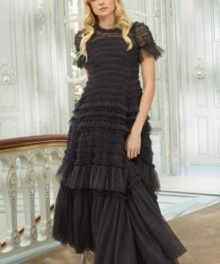Needle & Thread Holding LTD Womenswear Valentine Ruffle Gown