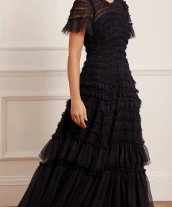 Needle & Thread Holding LTD Womenswear Valentine Ruffle Gown