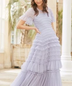Needle & Thread Holding LTD Womenswear Valentine Ruffle Gown