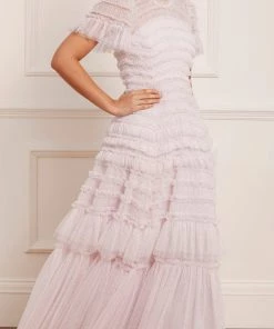 Needle & Thread Holding LTD Womenswear Valentine Ruffle Gown
