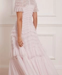 Needle & Thread Holding LTD Womenswear Valentine Ruffle Gown