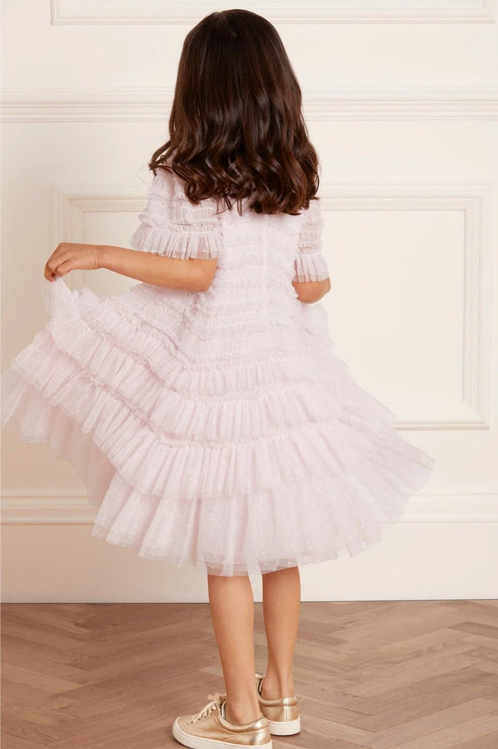 Needle & Thread Holding LTD Responsibly Sourced Valentine Ruffle Kids Dress 8 Needle & Thread Holding LTD Responsibly Sourced Valentine Ruffle Kids Dress
