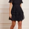 Needle & Thread Holding LTD Valentine Ruffle Micro Mini Dress Womenswear