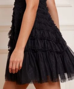 Needle & Thread Holding LTD Valentine Ruffle Micro Mini Dress Womenswear