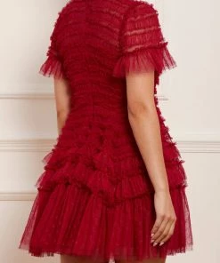 Needle & Thread Holding LTD Womenswear Valentine Ruffle Micro Mini Dress 17 Needle & Thread Holding LTD Womenswear Valentine Ruffle Micro Mini Dress