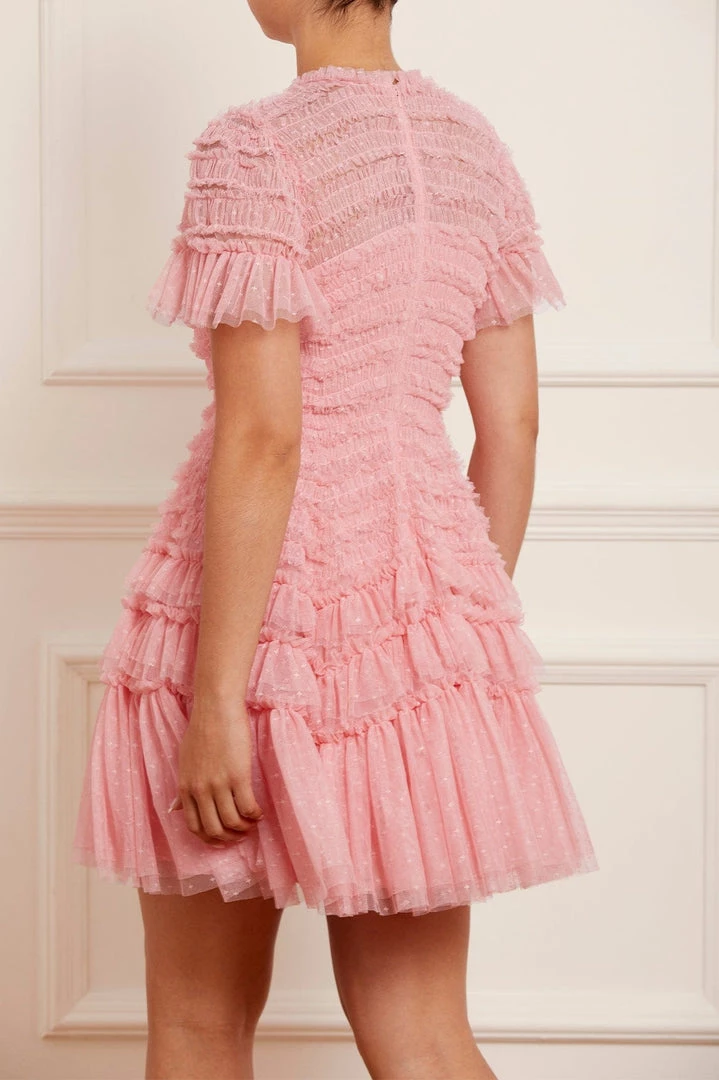 Needle & Thread Holding LTD Valentine Ruffle Micro Mini Dress 10 Needle & Thread Holding LTD Valentine Ruffle Micro Mini Dress