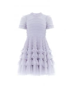 Needle & Thread Holding LTD Valentine Ruffle Micro Mini Dress Womenswear