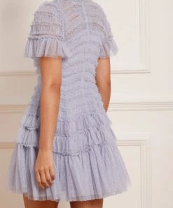 Needle & Thread Holding LTD Valentine Ruffle Micro Mini Dress Womenswear