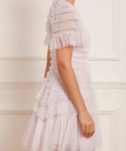 Needle & Thread Holding LTD Valentine Ruffle Micro Mini Dress Womenswear