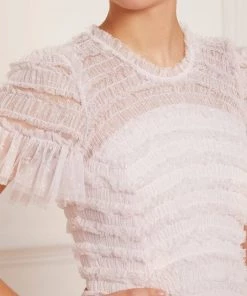 Needle & Thread Holding LTD Valentine Ruffle Micro Mini Dress Womenswear