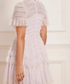 Needle & Thread Holding LTD Valentine Ruffle Micro Mini Dress Womenswear