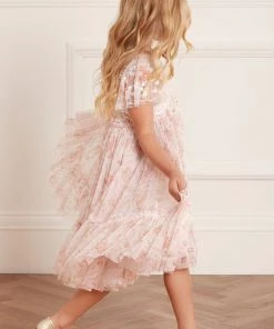 Needle & Thread Holding LTD Vintage Ditsy Sequin Bodice Kids Dress