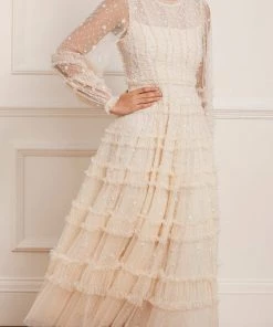 Needle & Thread Holding LTD Violet Shimmer Ankle Gown Womenswear