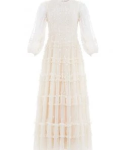 Needle & Thread Holding LTD Violet Shimmer Ankle Gown Womenswear