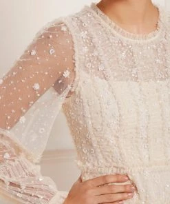 Needle & Thread Holding LTD Violet Shimmer Ankle Gown Womenswear