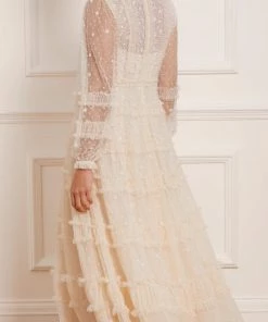 Needle & Thread Holding LTD Violet Shimmer Ankle Gown Womenswear