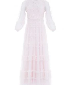 Needle & Thread Holding LTD Violet Shimmer Ankle Gown