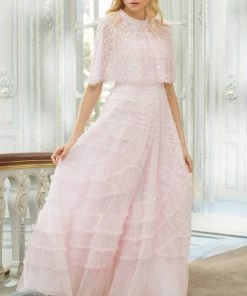 Needle & Thread Holding LTD Violet Shimmer Short Cape Womenswear 11 Needle & Thread Holding LTD Violet Shimmer Short Cape Womenswear