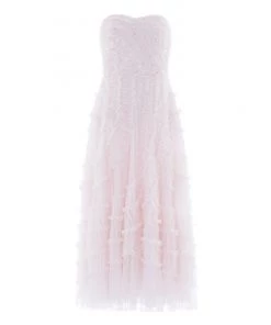 Needle & Thread Holding LTD Womenswear Violet Shimmer Strapless Corset Ballerina Dress