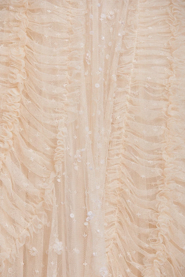 Needle & Thread Holding LTD Violet Shimmer Strapless Corset Gown 8 Needle & Thread Holding LTD Violet Shimmer Strapless Corset Gown