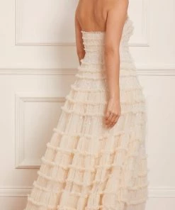 Needle & Thread Holding LTD Violet Shimmer Strapless Corset Gown 20 Needle & Thread Holding LTD Violet Shimmer Strapless Corset Gown