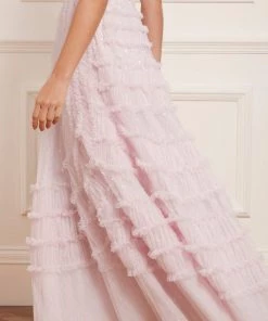 Needle & Thread Holding LTD Womenswear Violet Shimmer Strapless Corset Gown 16 Needle & Thread Holding LTD Womenswear Violet Shimmer Strapless Corset Gown