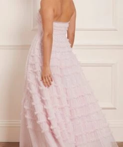 Needle & Thread Holding LTD Womenswear Violet Shimmer Strapless Corset Gown 20 Needle & Thread Holding LTD Womenswear Violet Shimmer Strapless Corset Gown