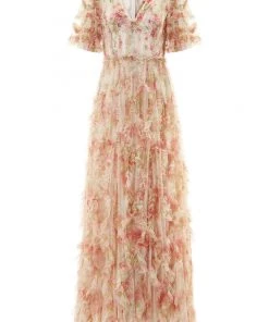 Needle & Thread Holding LTD Womenswear Waltzing Blooms Grace Ankle Gown