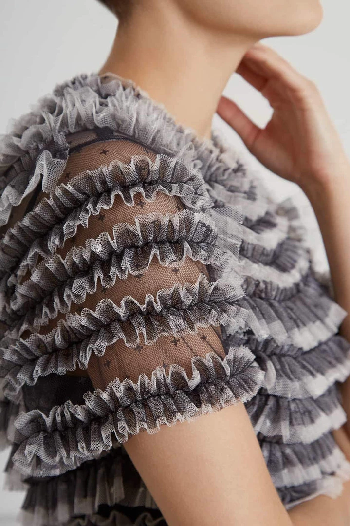 Needle & Thread Holding LTD Womenswear Wild Rose Ruffle Gown