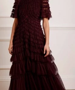 Needle & Thread Holding LTD Willow Ruffle Gown Womenswear