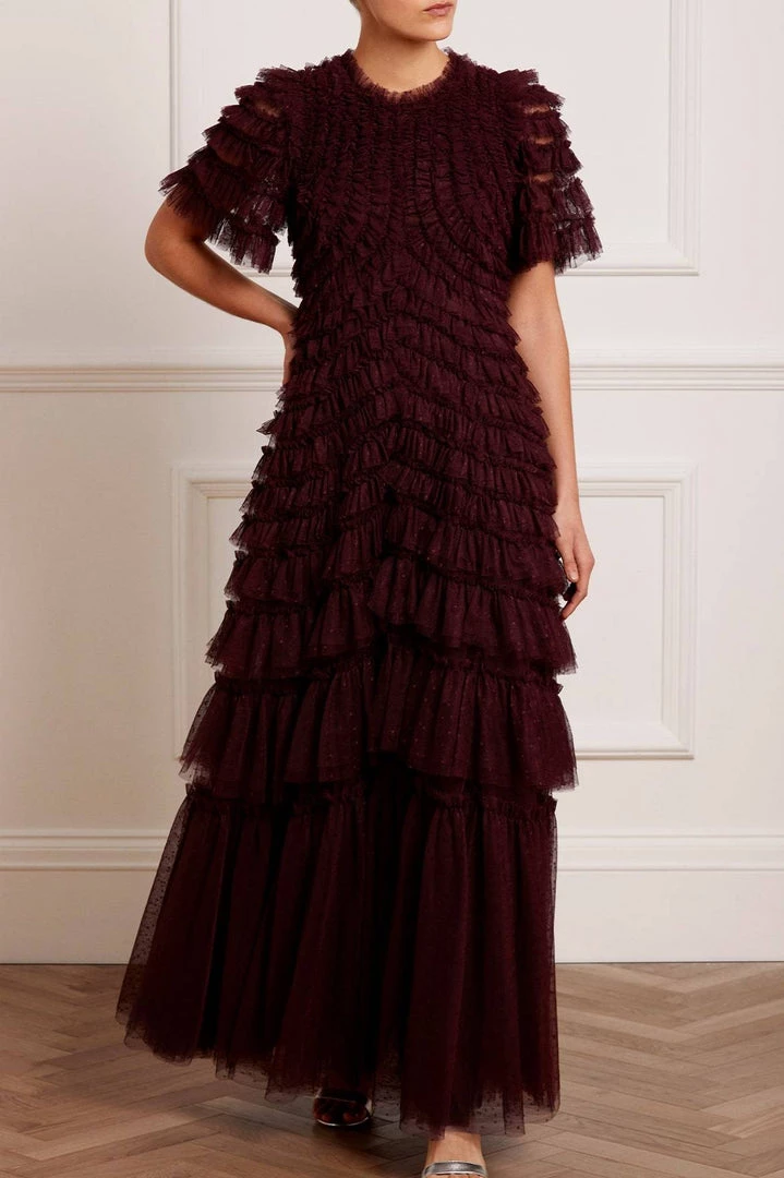 Needle & Thread Holding LTD Willow Ruffle Gown Womenswear 5 Needle & Thread Holding LTD Willow Ruffle Gown Womenswear