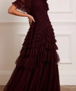 Needle & Thread Holding LTD Willow Ruffle Gown Womenswear 14 Needle & Thread Holding LTD Willow Ruffle Gown Womenswear