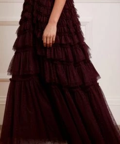 Needle & Thread Holding LTD Willow Ruffle Gown Womenswear 15 Needle & Thread Holding LTD Willow Ruffle Gown Womenswear