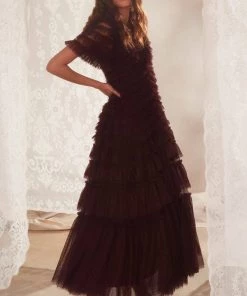 Needle & Thread Holding LTD Willow Ruffle Gown Womenswear 19 Needle & Thread Holding LTD Willow Ruffle Gown Womenswear