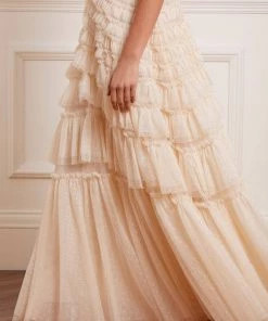 Needle & Thread Holding LTD Willow Ruffle Gown