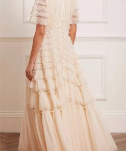 Needle & Thread Holding LTD Willow Ruffle Gown