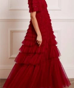 Needle & Thread Holding LTD Willow Ruffle Gown Womenswear