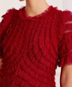 Needle & Thread Holding LTD Willow Ruffle Gown Womenswear