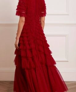 Needle & Thread Holding LTD Willow Ruffle Gown Womenswear