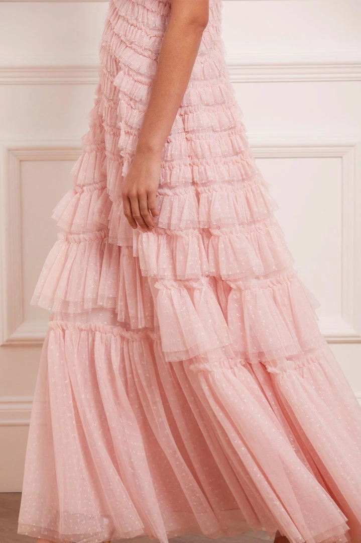 Needle & Thread Holding LTD Willow Ruffle V-Neck Gown 9 Needle & Thread Holding LTD Willow Ruffle V-Neck Gown