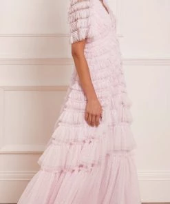 Needle & Thread Holding LTD Willow Ruffle V-Neck Gown Womenswear 16 Needle & Thread Holding LTD Willow Ruffle V-Neck Gown Womenswear